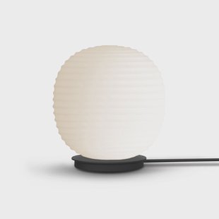 New Works Lantern Globe tafellamp small Frosted white opal glass
