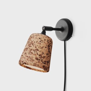 New Works Materiaal wandlamp Mixed cork