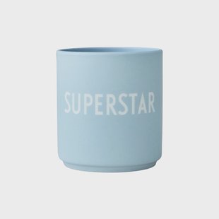 Design Letters Design Letters favoriete mok 25 cl Superstar (Blauw)