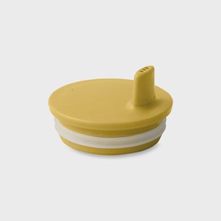 Design Letters Design Letters drinktuit/deksel voor melamine beker Mustard