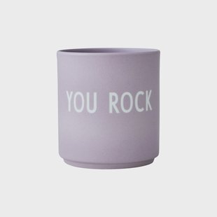 Design Letters Design Letters favoriete mok 25 cl You rock-lavender