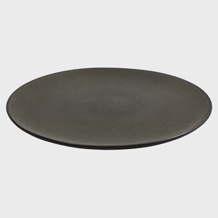 Aida Raw bord Ø28 cm. Forest brown