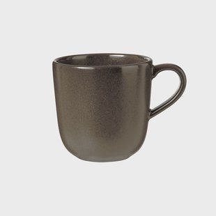 Aida Raw mok met oor 20 cl Metallic brown