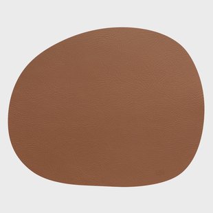Aida Raw placemat leer Cinnamon brown buffalo