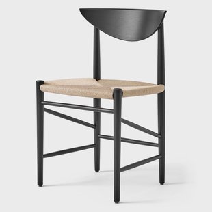 &Tradition Drawn stoel HM3 Zwart eikenhout