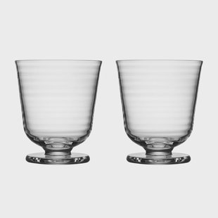 Kosta Boda Viva glas op voet 20 cl 2-pack Transparant