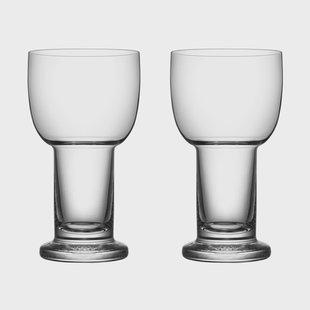 Kosta Boda Picnic glas 48cl 2-pack Transparant