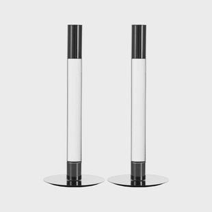 Orrefors Lumiere kandelaar 26,5 cm 2-pack Transparant