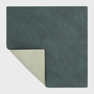 LIND DNA Nupo placemat square keerbaar S 1 St. Dark green-olive green