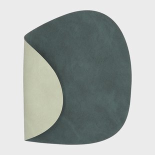LIND DNA Nupo placemat curve keerbaar S 1 St. Dark green-olive green