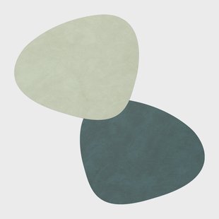 LIND DNA Nupo glasonderzetter curve keerbaar 1 St. Dark green-olive green