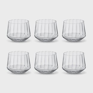 Georg Jensen Bernadotte drinkglas laag 25 cl 6-pack Kristalline