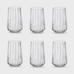 Georg Jensen Bernadotte drinkglas hoog 38 cl 6-pack Kristalline