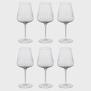 Georg Jensen Bernadotte rodewijnglas 6-pack Kristalline Georg Jensen Bernadotte rodewijnglas 6-pack Kristalline