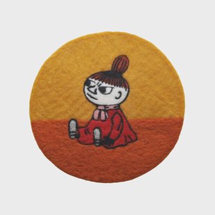 Klippan Yllefabrik Little My pannenonderzetter Ø21 cm Oranje-geel