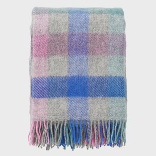 Klippan Yllefabrik Gotland wollen plaid 130x200 cm Multi pastel