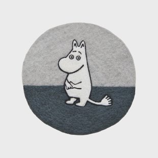 Klippan Yllefabrik Moomin pannenonderzetter Ø21 cm Grijs