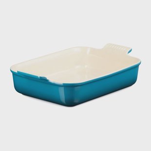 Le Creuset Le Creuset Heritage ovenschaal 32 cm Deep teal Le Creuset Le Creuset Heritage ovenschaal 32 cm Deep teal