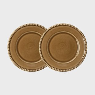 PotteryJo Daria dinerbord Ø28 cm 2-pack Umbra