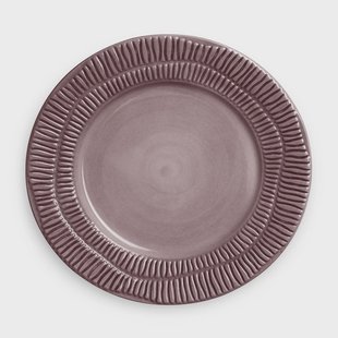 Mateus Stripes bord Ø21 cm Plum