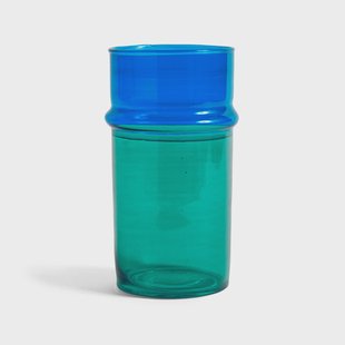 HAY Moroccan vaas L Blue-green