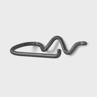 Ferm Living Curvature toiletpapierhouder Zwart messing