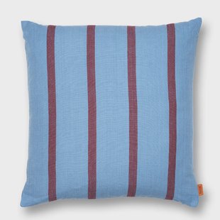 Ferm Living Grand kussen 50x50 cm Faded blue-burgundy