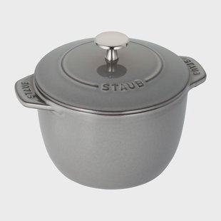 STAUB Rice cocotte gietijzeren braadpan 1,6 L Grijs