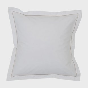 Lexington Hotel Percale kussensloop 65x65 cm Wit-lichtbeige
