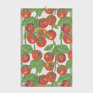 Ekelund Linneväveri Tomaten keukenhanddoek 40x60 cm Rood
