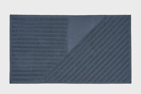 NJRD Stripes badmat 50x90 cm Blauw