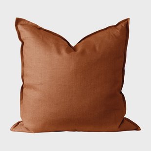 Scandi Living Calm kussenhoes linnen 50x50 cm Rust Scandi Living Calm kussenhoes linnen 50x50 cm Rust