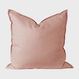 Scandi Living Calm kussenhoes linnen 50x50 cm Dusty Rose