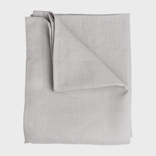 Scandi Living Clean linnen tafelkleed 145x350 cm Icy Grey