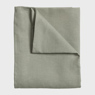 Scandi Living Clean linnen tafelkleed 145x350 cm Dusty Green