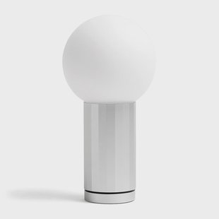 HAY Turn On tafellamp Aluminium