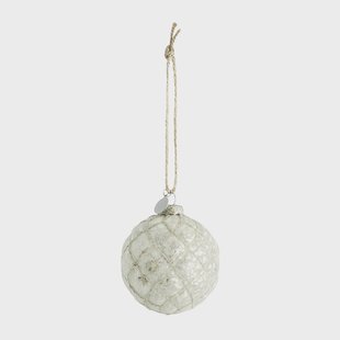 Lene Bjerre Norille kerstbal Ø8 cm Off White
