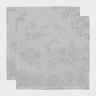 Rörstrand Ostindia Zwart stoffen servet 45x45 cm 2-pack Zwart