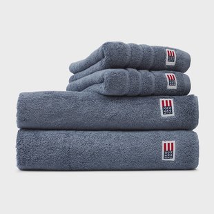 Lexington Icons Original badhanddoek 100x150 cm Steel Blue