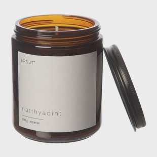 ERNST Ernst geurkaars in glas met deksel Ø9 cm Tuberoos