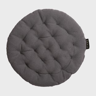 Linum Pepper stoelkussen Ø37 cm Granietgrijs