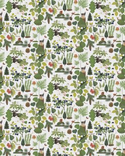 Arvidssons Textil Skogsliv tafelzeil Groen