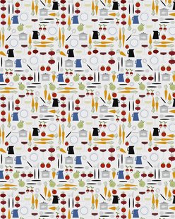 Arvidssons Textil Dinner stof Multi