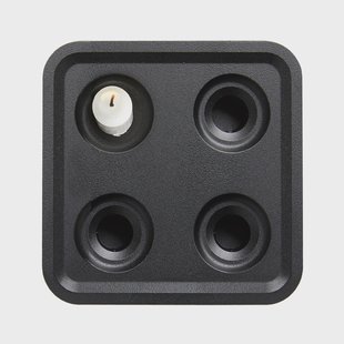 Born In Sweden Stumpastaken voor 4 kaarsen Zwart