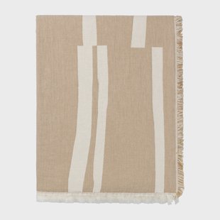 Elvang Denmark Lyme Grass plaid 130x180 cm beige Elvang Denmark Lyme Grass plaid 130x180 cm beige