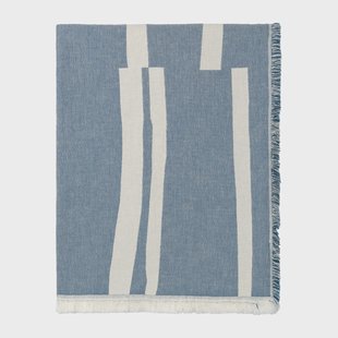 Elvang Denmark Lyme Grass plaid 130x180 cm Blue