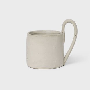 Ferm Living Flow beker 36 cl Off-white speckle