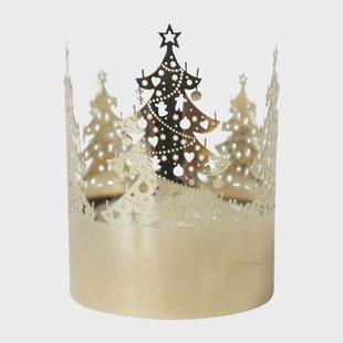 Pluto Design Mini waxinelichtjeshouder Ø4,5 cm Kerstboom