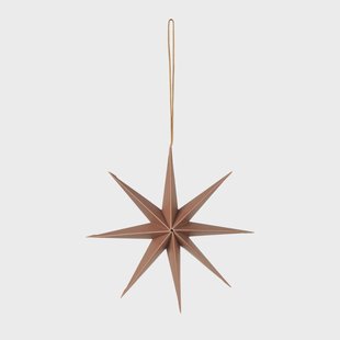 Broste Copenhagen Star papieren ster Ø15 cm Indian tan