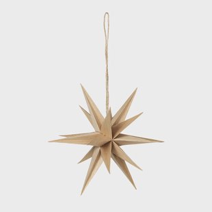 Broste Copenhagen Venus houten ster Ø20 cm Natural